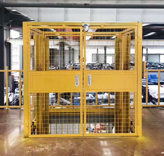 长治智能导轨式升降机亮相